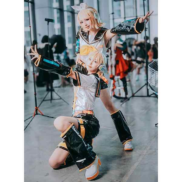 VOCALOID 鏡音リン・レン 鏡音レン 風 コスプレ衣装 cosplay